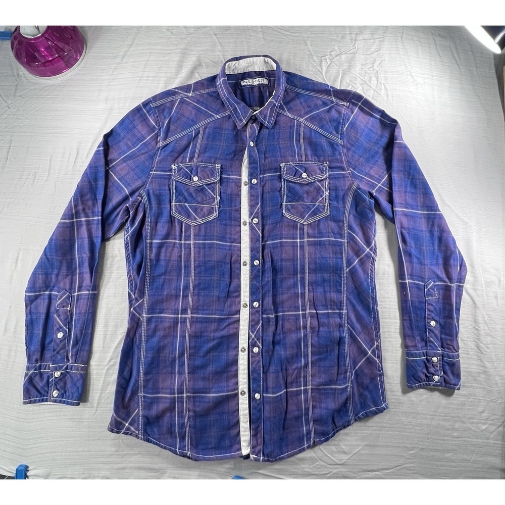 BKE Pearl Snap Shirt Western‎  X-Large